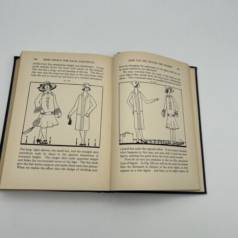 Art in Home and Clothing 1928 Trilling Williams Deco Flapper Dress History Book